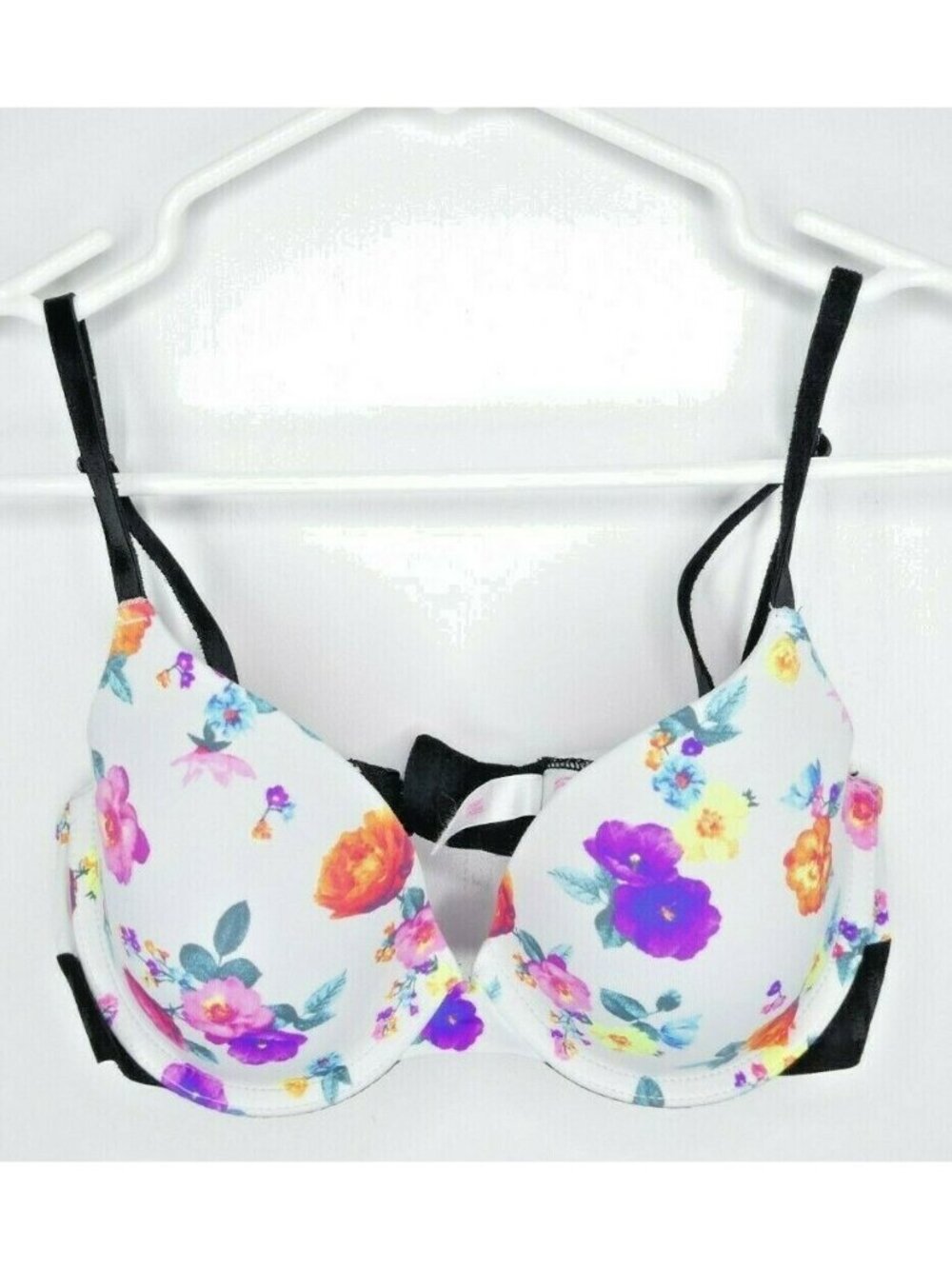 Victoria’s Secret 32D PINK FLORAL T-SHIRT BRA